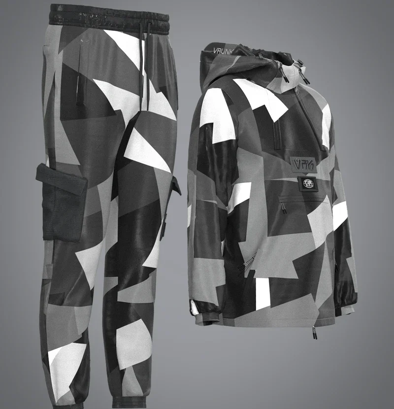 Ensemble Camouflage Grey