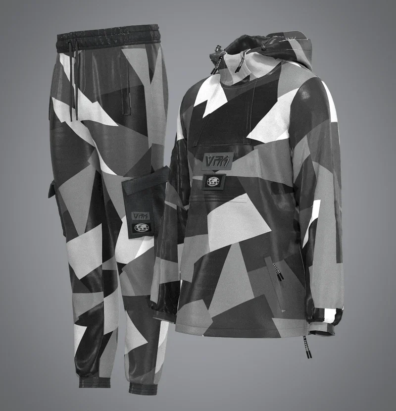 Ensemble Camouflage Grey