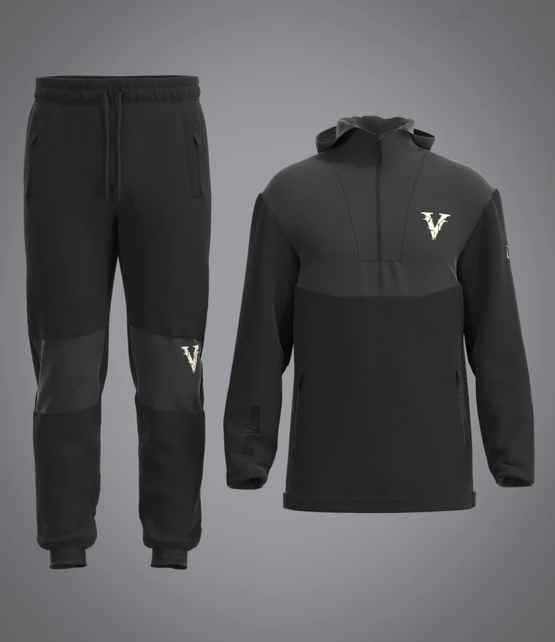 Fleece Tracksuit 2.0 Full Black Fleece Tracksuit 2.0 Full Black