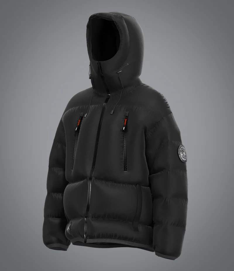 Ninja Black Puffer Jacket Ninja Black Puffer Jacket