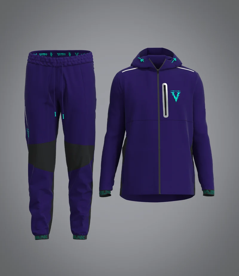 Second Skin Ocean Blue Tracksuit Second Skin Ocean Blue Tracksuit