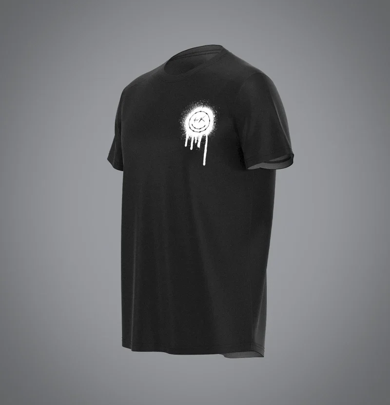 Stick The World Black T-Shirt