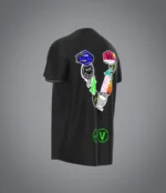 Stick The World Black T-Shirt