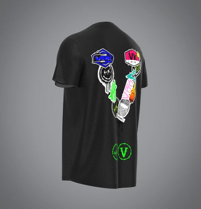 Stick The World Black T-Shirt