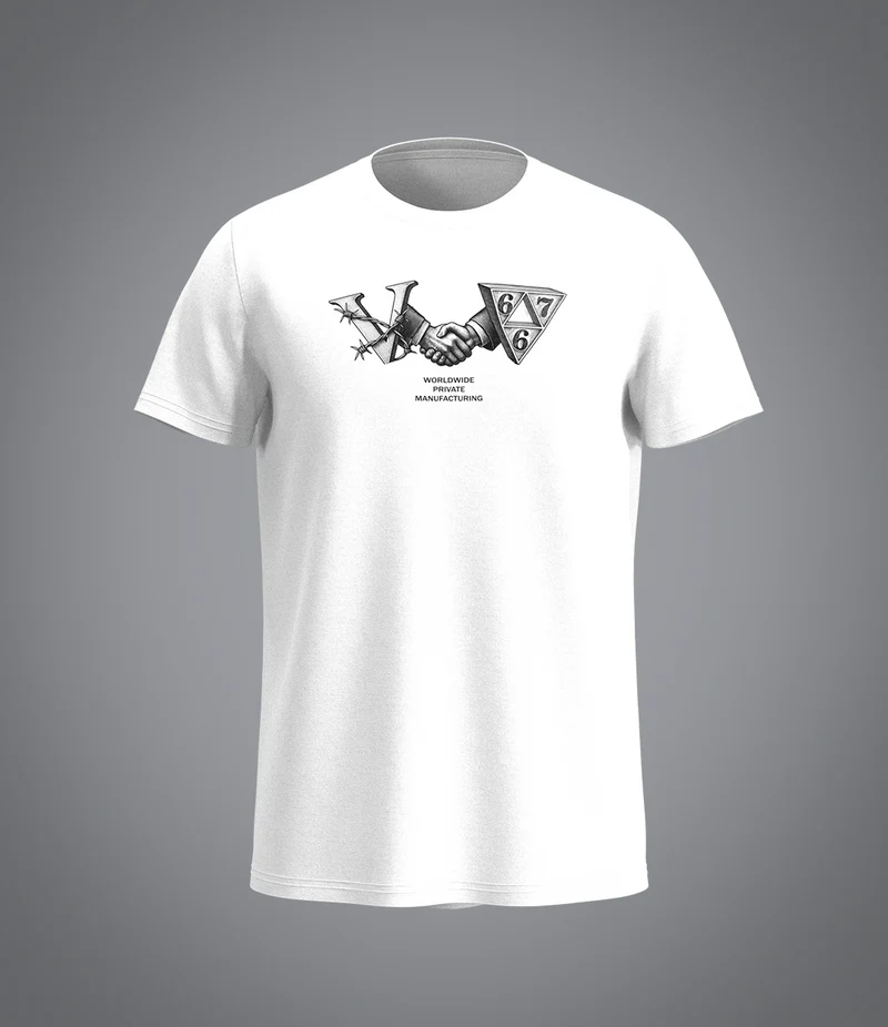 VRUNK X 667 white T-shirt VRUNK X 667 white T-shirt