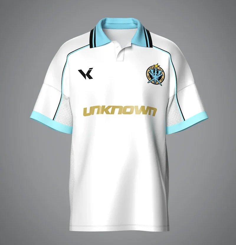 VRUNK X UNKNOWN - FOOTBALL TEE WHITE