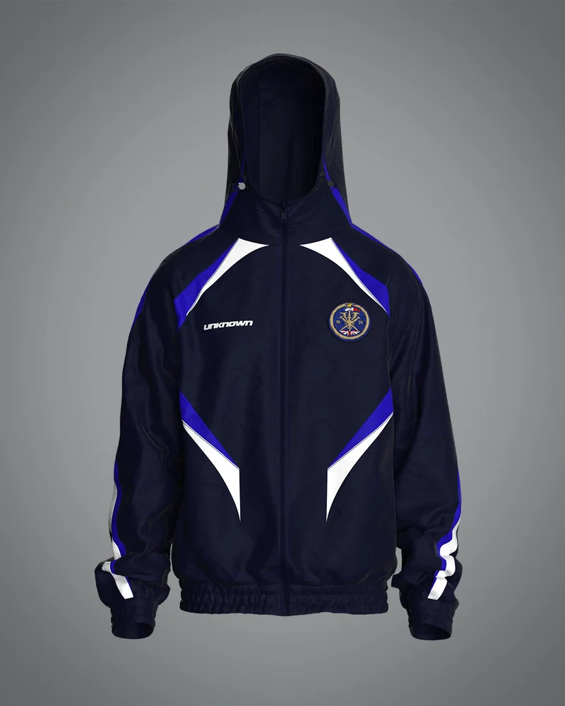 VRUNK X UNKNOWN - TRACK TOP BLUE VRUNK X UNKNOWN - TRACK TOP BLUE